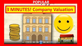 🔴 3 Minutes How to Value a Company for Company Valuation and How to Value a Business [upl. by Bronder444]