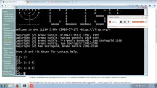 Windows Clisp for Cygwin tutorial [upl. by Nai]