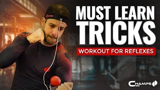 Boxing Reflex Ball must learn tricks Boxing workout for reflexes [upl. by Neram240]