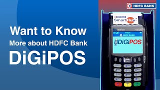 Know more about HDFC Bank DiGiPOS  Smarter Paying Choices [upl. by Leund]