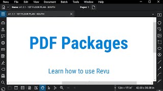 Bluebeam Revu PDF Packages [upl. by Ynabla]