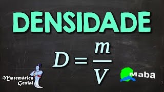 FÍSICA  Densidade  Matemática Genial [upl. by Flemming]