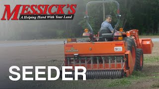 Seeding a new lawn with the LandPride OS1572 seeder [upl. by Bores]