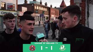 FAN CAMS AND REACTIONS  Bohemians vs Shamrock Rovers [upl. by Anatollo]