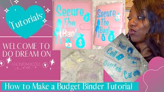 How to Make a Custom Budget Binder DIY Tutorial Cash Envelopes [upl. by Lipfert74]