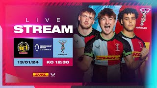 Live Academy Rugby  Exeter Chiefs U18 v Harlequins U18 [upl. by Eberhard]