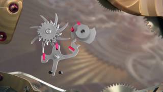 Omega CoAxial Escapement Explained [upl. by Nedyaj]