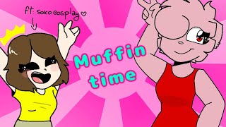 🧁Its muffin time🧁 ft SoxoCosplay  Flipaclip [upl. by Adali]