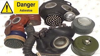 WARNING Gas Mask filters that contain Asbestos [upl. by Ardnaz]