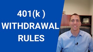 Your 401k – How do you use it What are the 401k withdrawal rules [upl. by Launamme]