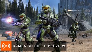 Halo Infinite  Campaign Network CoOp Flight Preview [upl. by Ettezil455]