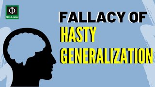 Hasty Generalization [upl. by Radley]