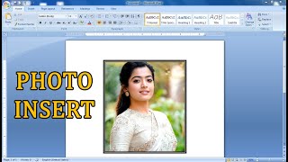 Ms Word Me Photo Kaise Lagaye  How To Insert Photo In Word  Ms Word Tutorial  Aman Raja Official [upl. by Kinom81]