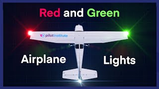 Aircraft Lights Red and Green Airplane Light Meaning [upl. by Arahas256]