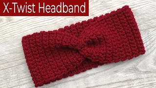 The BEST XTWIST Crochet Headband [upl. by Shirberg740]