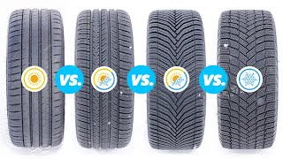 Michelin Pilot Sport 4S vs PIlot Sport AllSeason 4 vs CrossClimate 2 vs XIce Snow Tested and Rated [upl. by Naget]