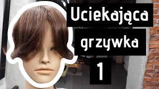 Jak zrobić uciekającą grzywkę na boki Tutorial by Fengii Fundament [upl. by Siravaj]