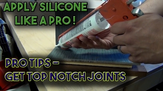 How to Apply Silicone or Caulk like a Pro [upl. by Yetty]