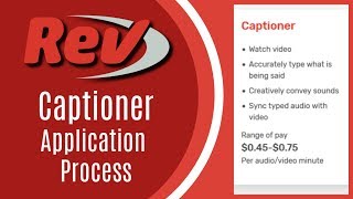 Rev Captioner Job Application Process Helpful Tips on How to Pass the Test [upl. by Clawson19]