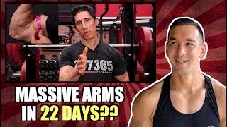 AthleanXs ABSURD Arm Training Advice Is This For Real [upl. by Notsahc567]