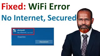 How To Fix WiFi Error quotNo Internet Securedquot on Windows 10 [upl. by Anuahsar]