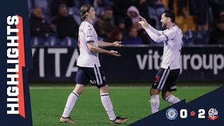 HIGHLIGHTS  Stockport County 02 Wanderers [upl. by Ahsata289]