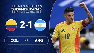 Argentina vs Colombia 12  All Goals amp Highlights  2024 [upl. by Eendyc]