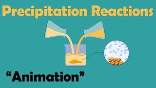 PRECIPITATION REACTIONS  Chemistry Animation [upl. by Esinehc]