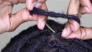 How To Interlock Locs the RIGHT way Loc Maintenance with Amazing Locking Tool [upl. by Becket54]