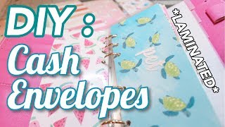 How to make CASH ENVELOPES  DIY Budgeting Dave Ramsey Inspired [upl. by Nahshu]