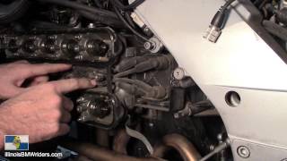 BMW K1200LT DIY Spark Plug Wire Replacement [upl. by Ecerahc]