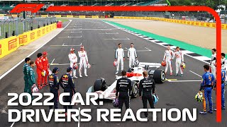 2022 F1 Car Launch Event  Driver Reaction [upl. by Hsaniva]