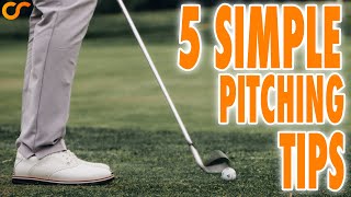 5 SIMPLE PITCHING TIPS TO PITCH LIKE A TOUR PRO [upl. by Micheil402]