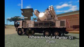 All Pantsir S1 Part Locations  War Tycoon [upl. by Ashelman]