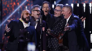 Geddy Lee Inducts Barenaked Ladies With Steven Page into the Canadian Music Hall of Fame [upl. by Koslo772]