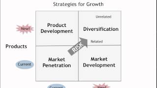 The Ansoff Matrix [upl. by Esinal717]