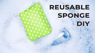 DIY Reusable Sponges  Unsponges  Zero Waste Kitchen Scrubbers Tutorial [upl. by Annaira]