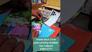 Mobile back cover photo printing Available das cellpoint [upl. by Atirabrab]