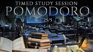 Defense Against the Dark Arts 📚 POMODORO Study Session 255  Harry Potter Ambience 📚 Focus amp Study [upl. by Inavoig]