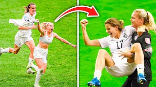 CRAZIEST Goal Celebrations In Women’s Football [upl. by Sedaiuqlem]