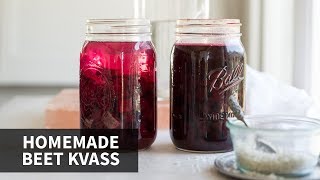 How to Make Beet Kvass  healthy fermented drink [upl. by Zeba]