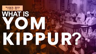 What is Yom Kippur The Jewish High Holiday [upl. by Pickar]