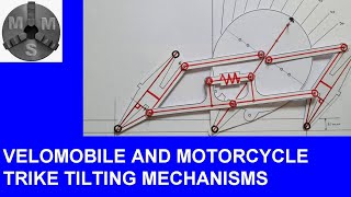 Tilting Trikes Part 1  Velomobile and Motorcycle Trike Tilting Mechanism Design [upl. by Witkin]