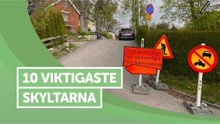 Ta Körkort  10 Vanligaste Skyltarna [upl. by Ylrahc]