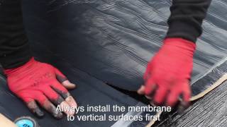 How to Apply Premcrete SelfAdhesive Waterproofing Membranes [upl. by Ybroc657]