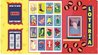 Lotería game Google Doodle  This Playable Doodle allows you playing with your Friends Online [upl. by Trinee]