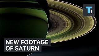 NASA Video Of Saturn With Stunning Real Images From Cassini [upl. by Strephonn]