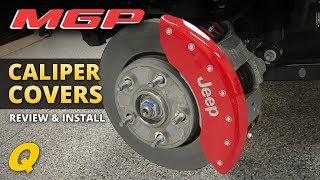 MGP Brake Caliper Covers for Jeep Install amp Review [upl. by Ecinahc275]