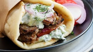 How to Make Homemade Gyro Meat With ground lamb or ground beef your choice [upl. by Johppa99]