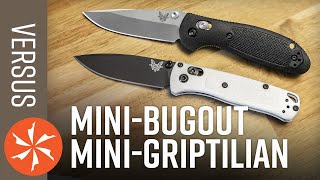 Compact EDC Clash Benchmade MiniBugout vs MiniGriptilian  KnifeCenter Reviews [upl. by Cassandry]